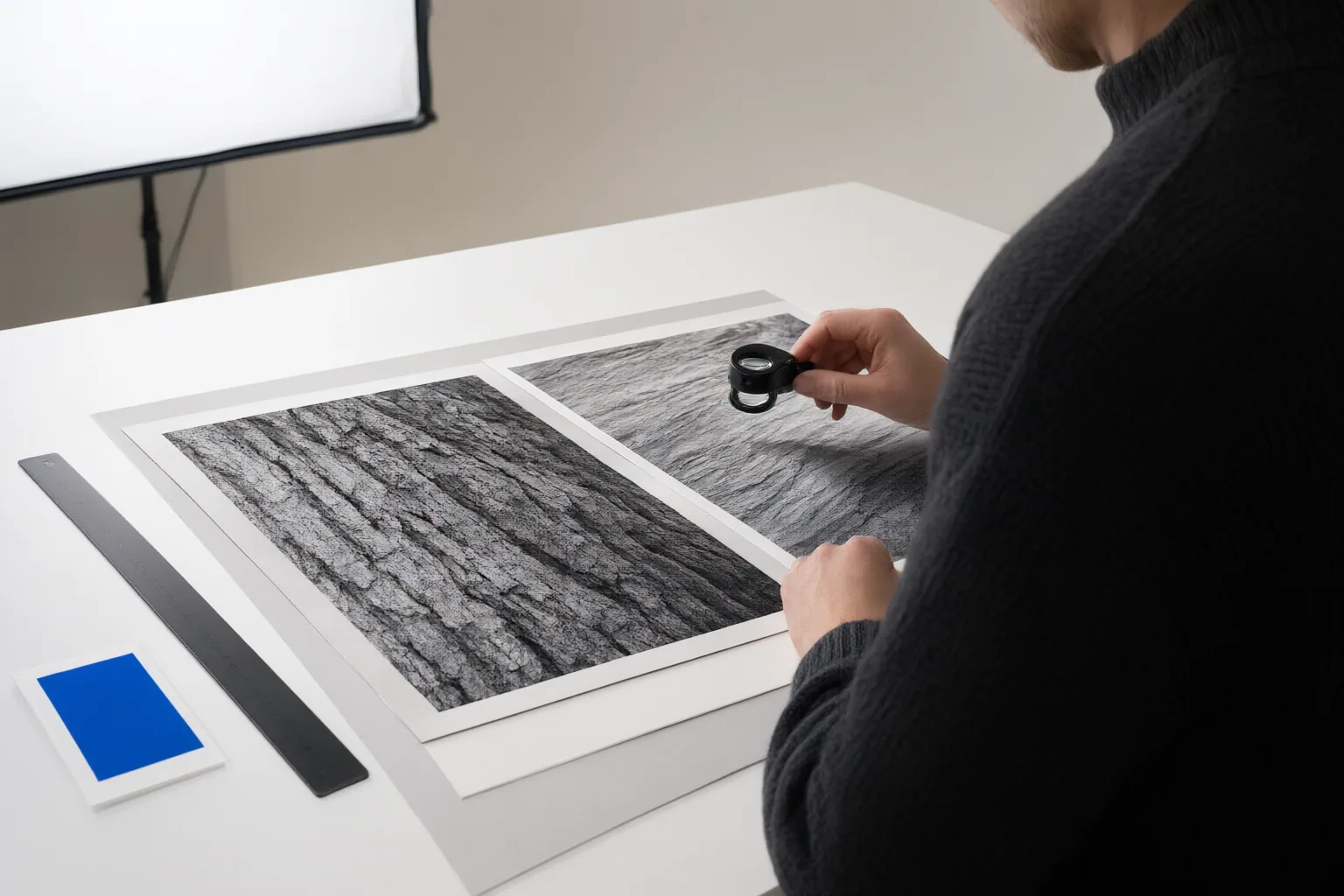 Editorial scene showing practical next steps for How to Tell Whether an AI Image Tool Generated New Detail or Just Sharpened the Image