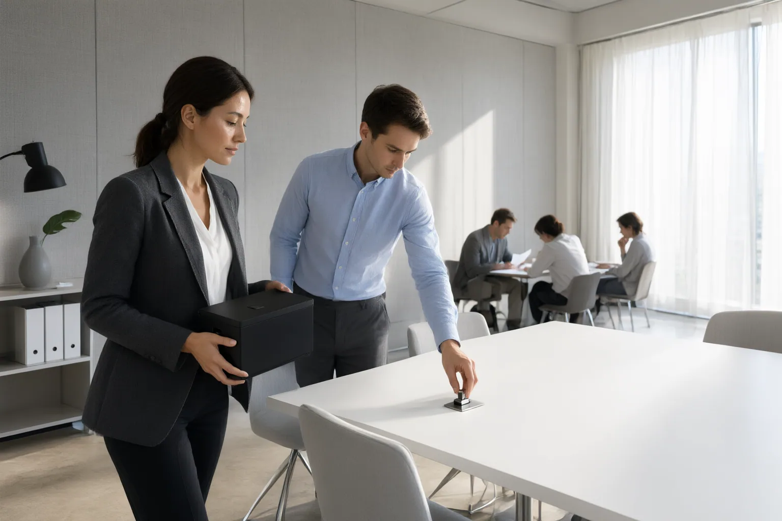 Editorial scene showing practical next steps for AI Meeting Transcription Privacy Controls: What to Check Before You Record