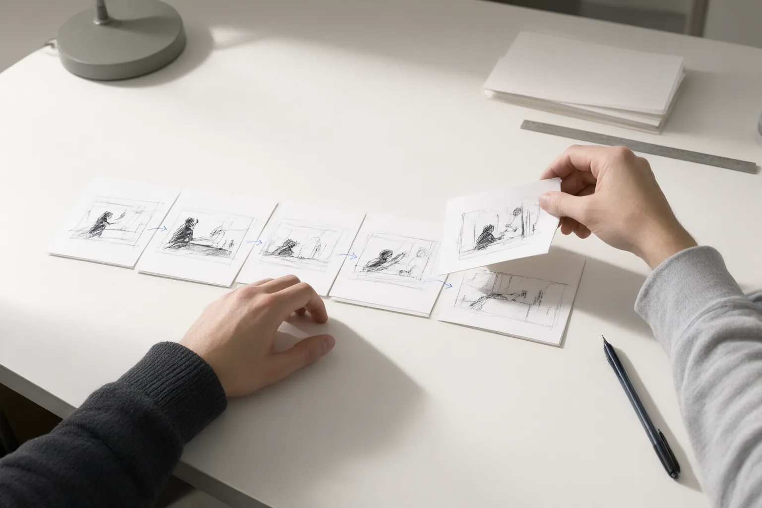 Editorial scene showing practical next steps for How to Evaluate AI Video Generation from Storyboard to Shot Sequence
