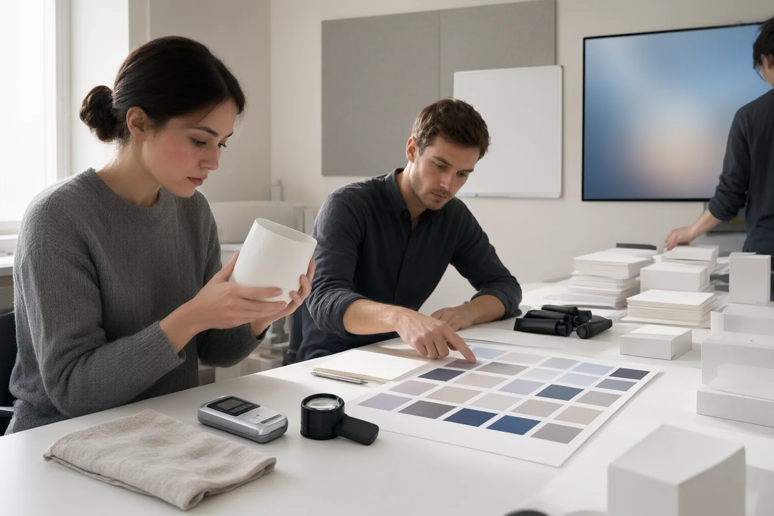 Editorial scene showing practical next steps for What Ecommerce Teams Should Check Before Applying Batch AI Edits to a Product Catalog